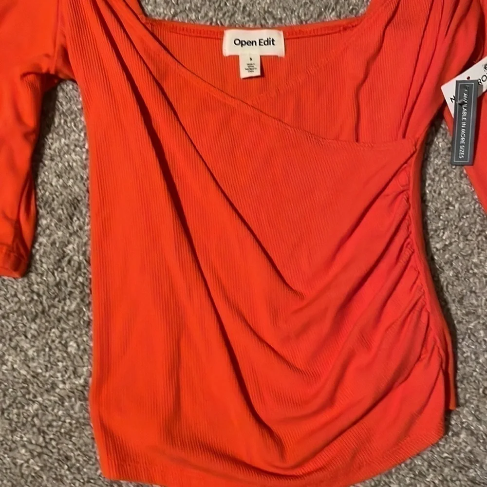 Womens open edit shirt - Picture 3 of 4